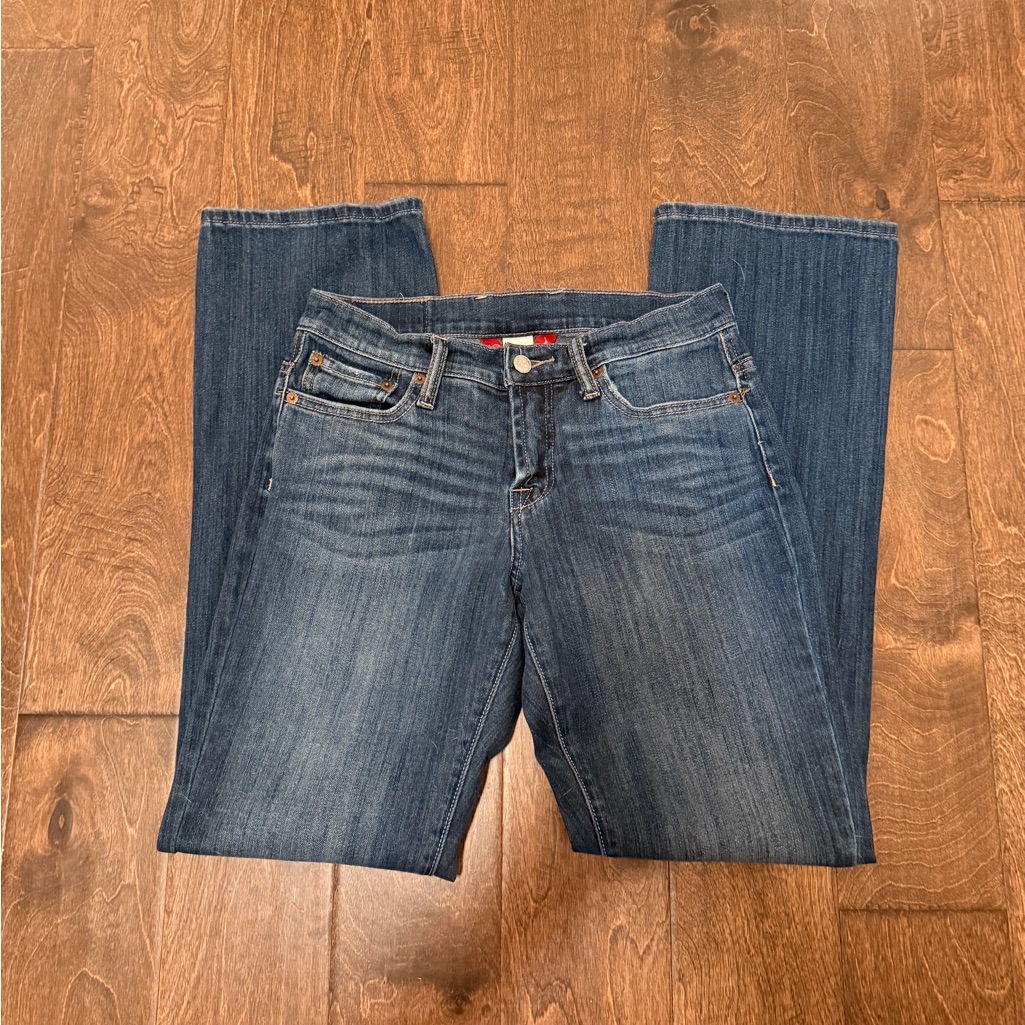 Lucky Brand Nwot Decorative Back Button Pocket Bootcut Jeans